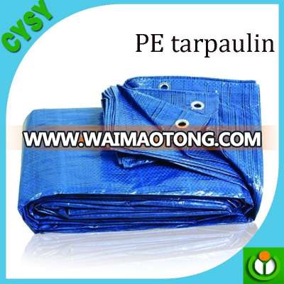 Cheap colored waterproof and fireproof pe tent tarps cover fabric