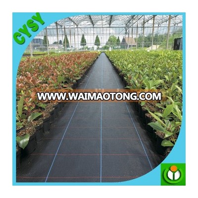 Garden weed control mat plastic woven fabric mulch