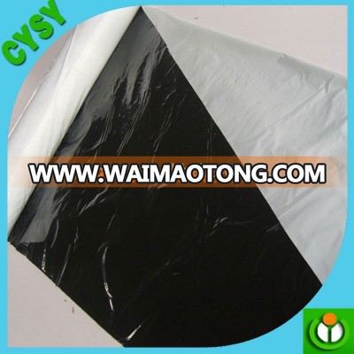 Low silver black perforated LDPE Mulch Film Price/perforated plastic mulch film